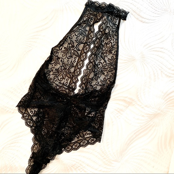 Black Lace Sexy Teddy Lingerie - Picture 7 of 7